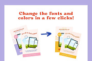 Bright & Bold Canva Device Pins, a Social Media Template by Creative Day (Thumbnail 4 of 6)