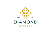 Monogram Letter D Diamond Logo, a Branding & Logo Template by Buqancreative (Thumbnail 2 of 2)