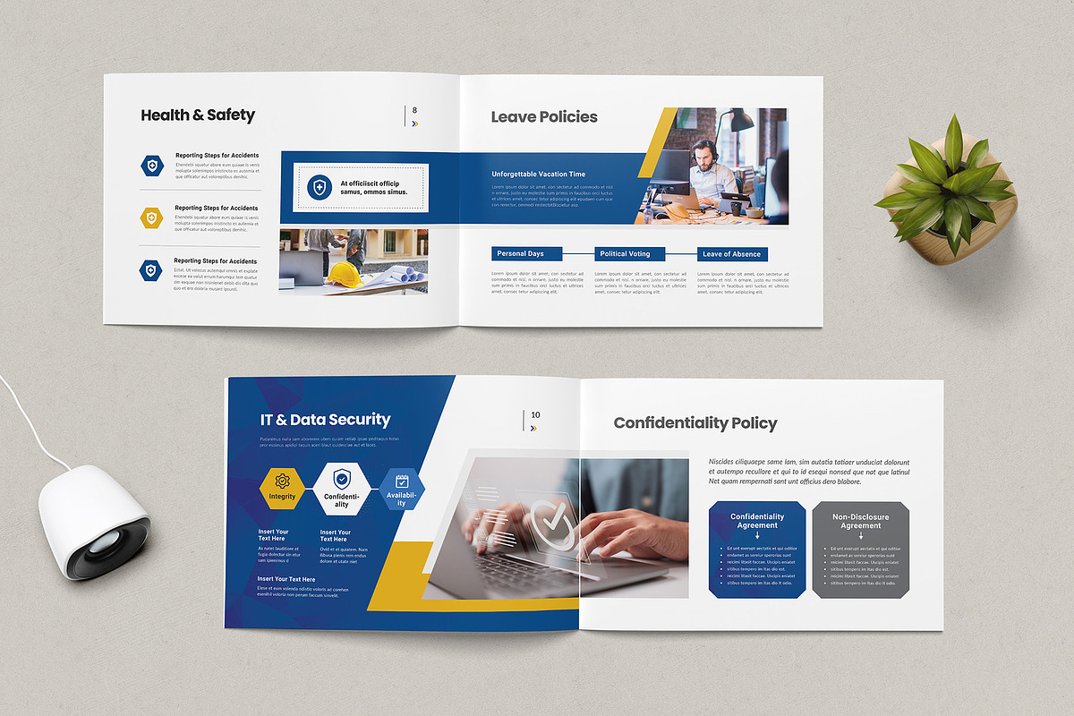 Employee Handbook Guide, a Brochure Template by Creativity-Design (Photo 5 of 6)
