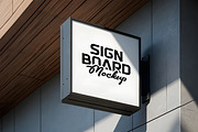 Logo Mockup White Hanging Sign, a Mockup by GenesisCreativeCo (Thumbnail 3 of 3)