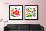 Folk Flowers. Folk Pattern, an Illustration by AvaAva (Thumbnail 7 of 26)