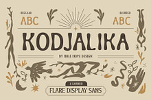 Kodjalika - Flare Display Sans Serif