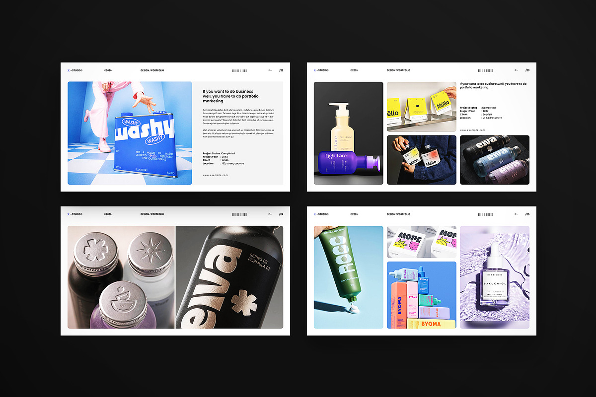 Minimal Design Portfolio Template, a Presentation Template by Studio Monova (Photo 15 of 19)