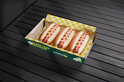 Paper Food Tray Mockup, a Packaging Mockup by Rahardi Creative (Thumbnail 2 of 4)