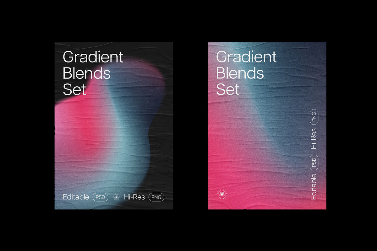 Gradient Shapes Collection, a Texture Graphic by pixelbuddha.net (Photo 17 of 22)