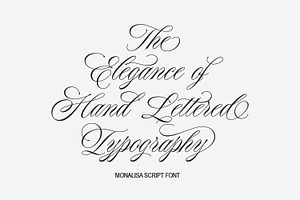 Monalisa Script Font