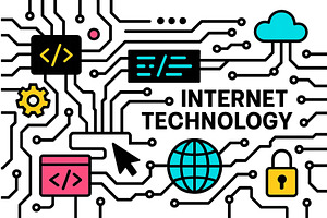 Creative vector illustration, a Technology Illustration by ZinetroN