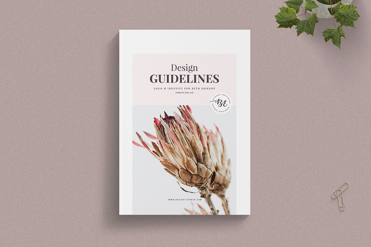Design & Brand Guidelines, a Brochure Template by Imagination Area (Photo 1 of 21)