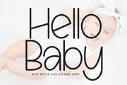 Hello Baby | Script Font, a Script Font by Scratchones (Thumbnail 1 of 8)