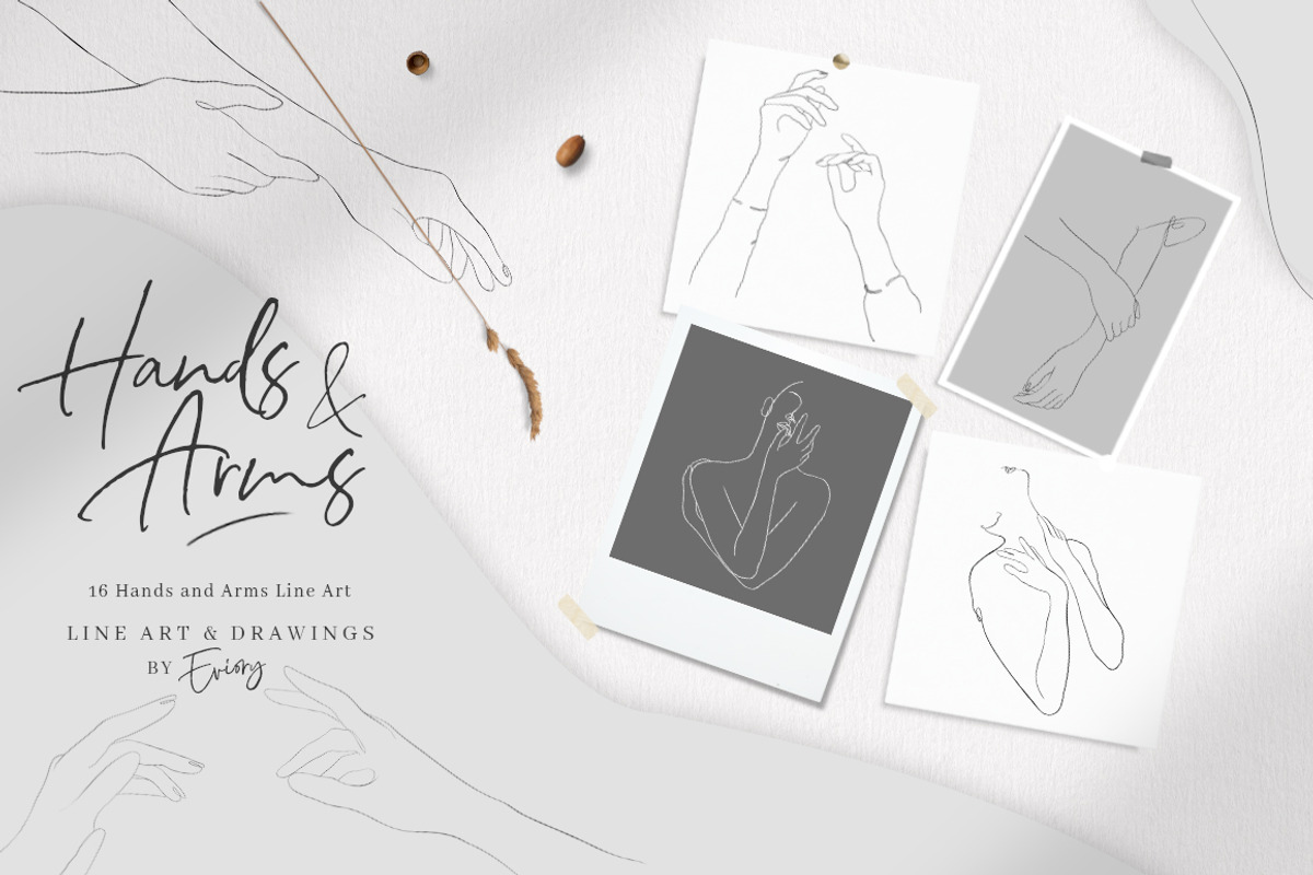 BUNDLE Line Art and illustrations, a Decorative Illustration by Eviory (Photo 20 of 28)