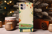 Retro Christmas Ornament-Backgrounds, a Seasonal Illustration by Blynn Pippen (Thumbnail 12 of 19)