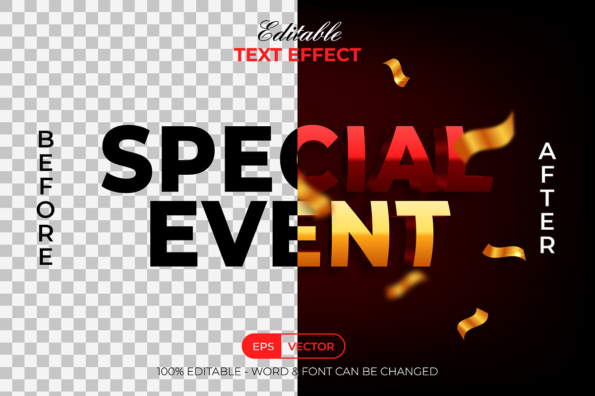 3D Text Effect Modern Style, a Layer Style Add-On by Mockmenot (Photo 2 of 2)