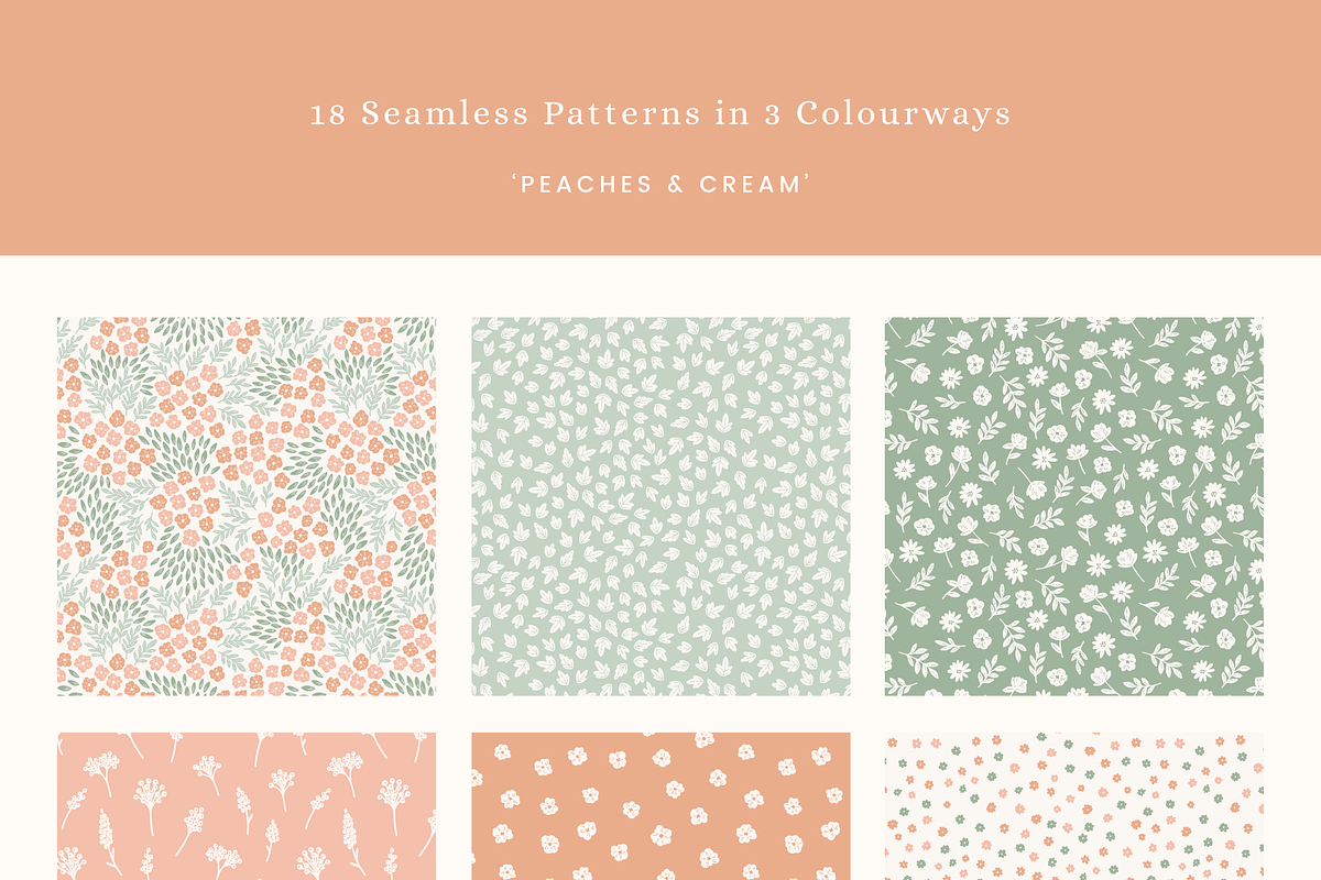 Meadow Flower Repeat Patterns, a Pattern Graphic by Emma Webb Studio (Photo 5 of 10)