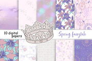 Spring Fairy Tale Pattern, a Pattern Graphic by GlamArtZhanna (Thumbnail 1 of 3)