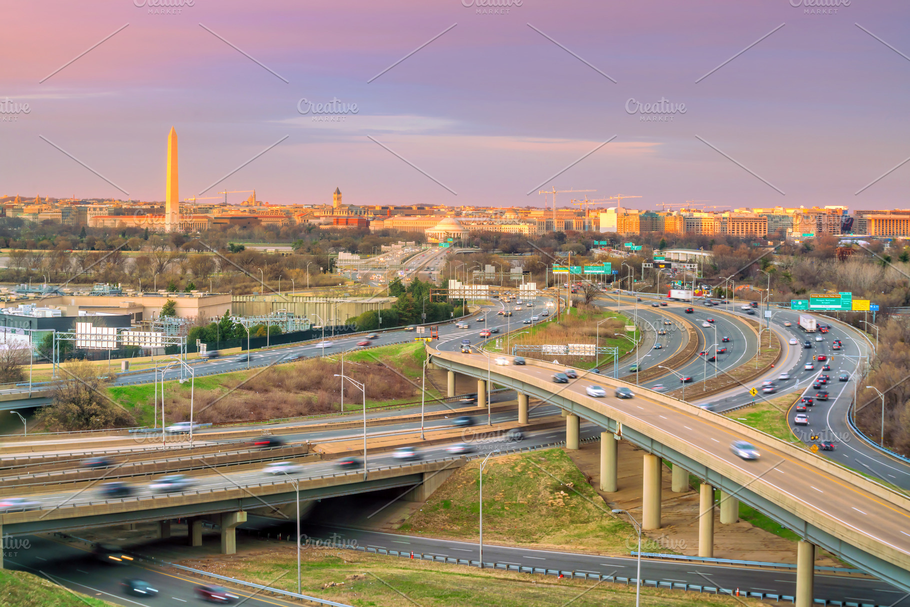 Washington, D.C. city skyline, an Architecture Photo by f11photo