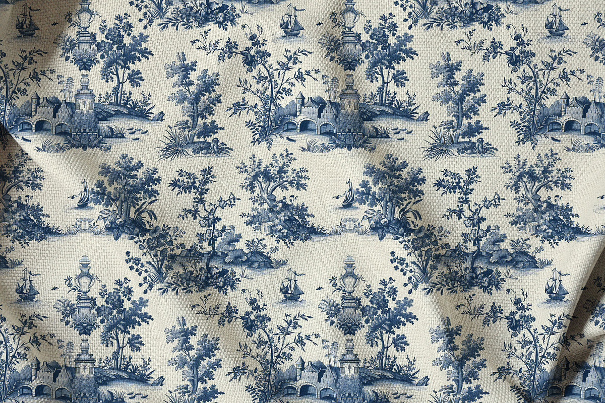 Toile de Jouy Patterns Bundle, a Pattern Graphic by Olya Creative (Photo 15 of 41)