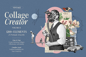 1200 Vintage Collage Creator Vol. 2