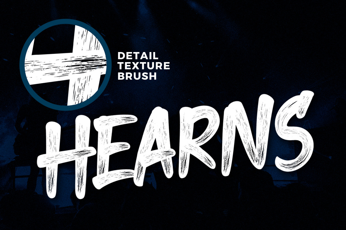 Hearns Handbrush Font, a Font by Multype Studio (Photo 3 of 10)
