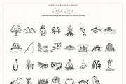 Summer Beach Vacation Doodle Bundle, a Seasonal Illustration by The October Creative (Thumbnail 6 of 13)