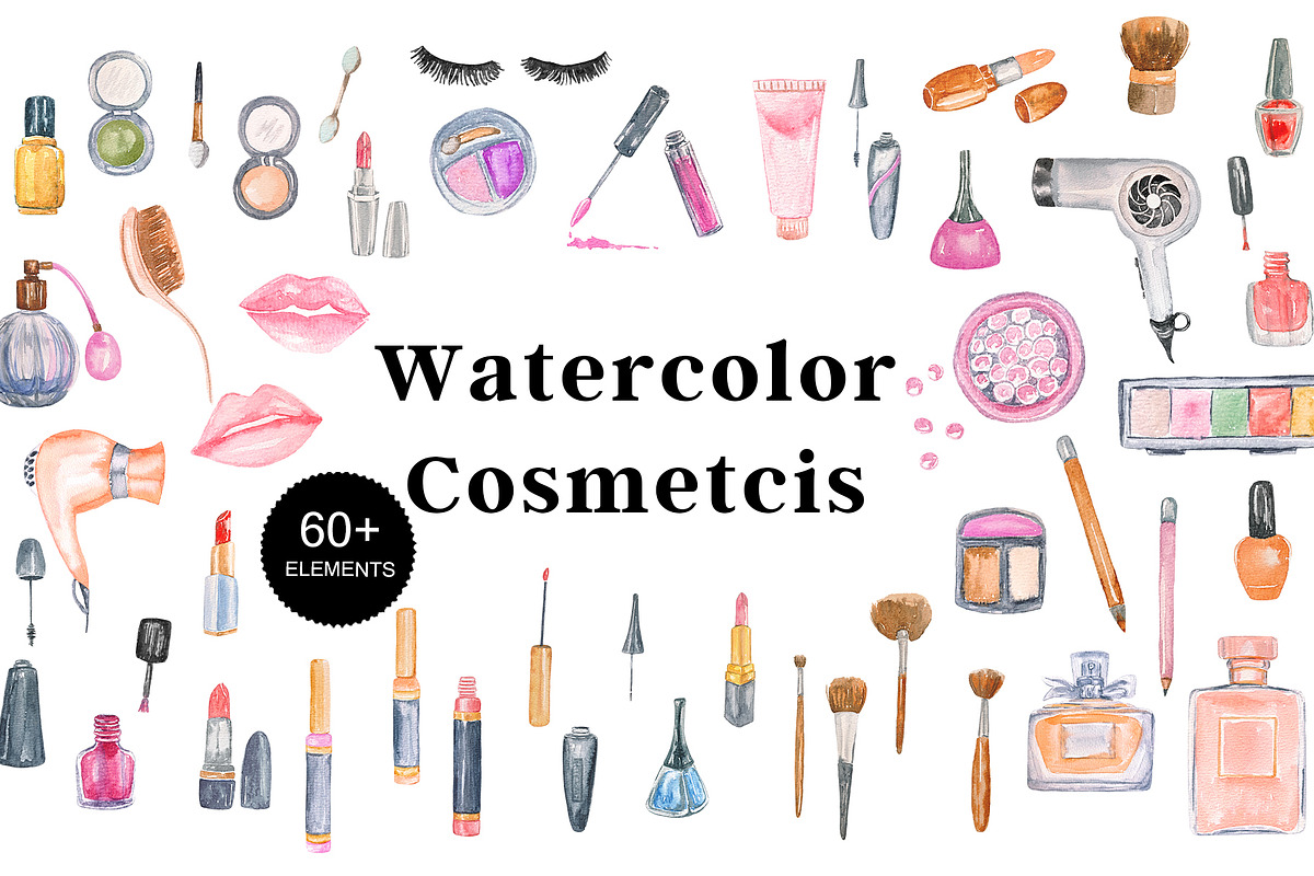 Watercolor Whole Shop Bundle, an Illustration by Kaya Fonts (Photo 15 of 19)