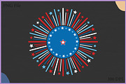 4th of July Firework Star Burst SVG, a Decorative Illustration by Gfx Expert Team (Thumbnail 2 of 3)