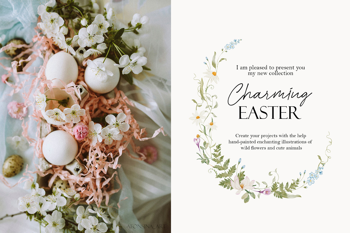 Charming Easter collection, an Illustration by AfonshinaArt (Photo 2 of 9)