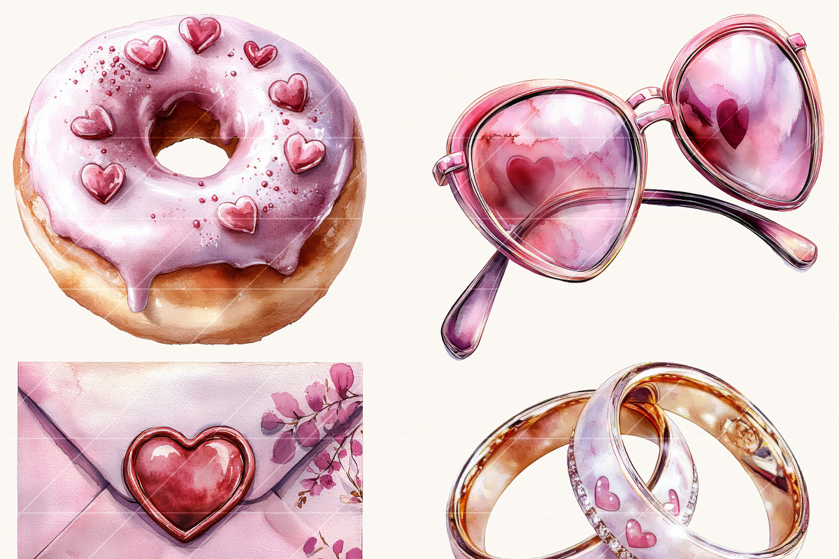 Valentine’s Day element Clipart, a Seasonal Illustration by Design Scotch (Photo 8 of 9)