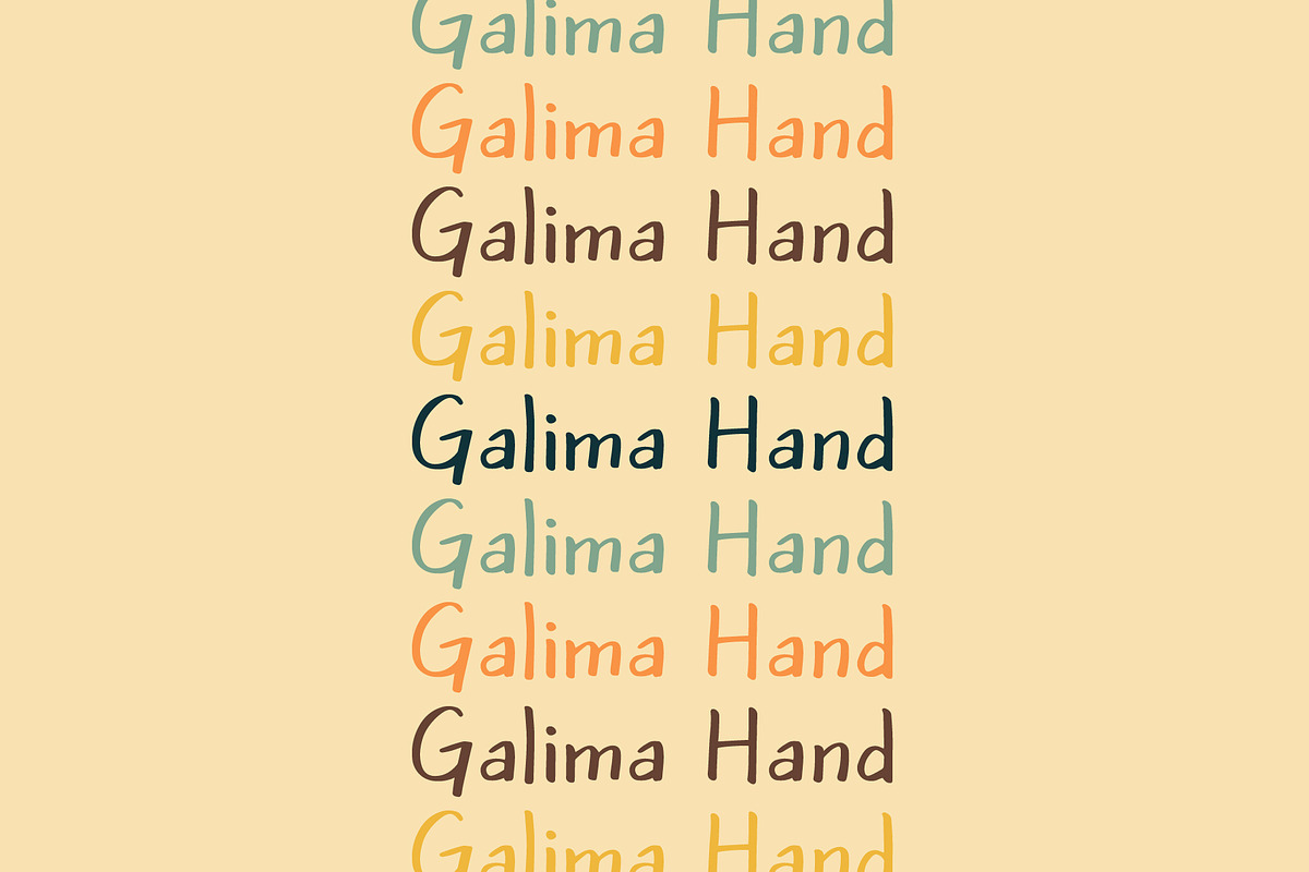 Galima Hand - handwritten font, a Handwritten Font by Font Infusions (Photo 11 of 11)