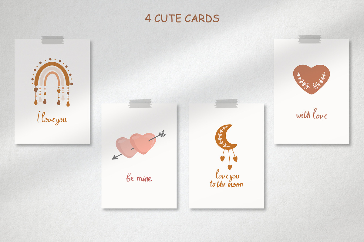 Boho Valentine's Day, a Pattern Graphic by linakilljoy (Photo 7 of 8)