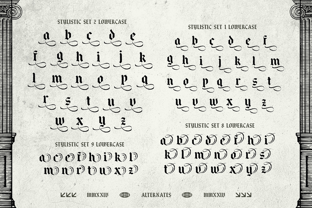 Black male Typeface, a Blackletter Font by alit design (Photo 10 of 17)