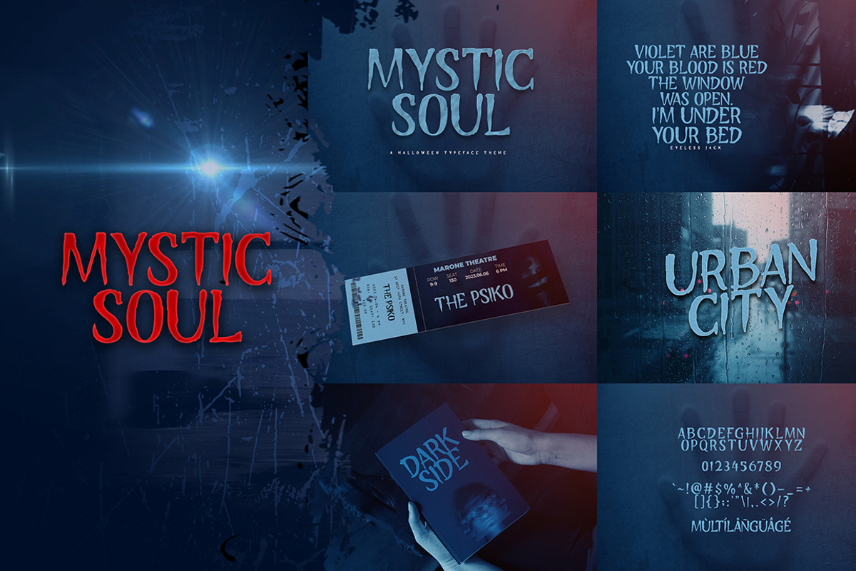 Horror Font Bundle V2, a Script Font by khurasan (Photo 6 of 9)
