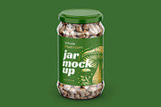Whole Mushroom Jar Mockup, a Packaging Mockup by Dev.Rawat21 (Thumbnail 4 of 4)