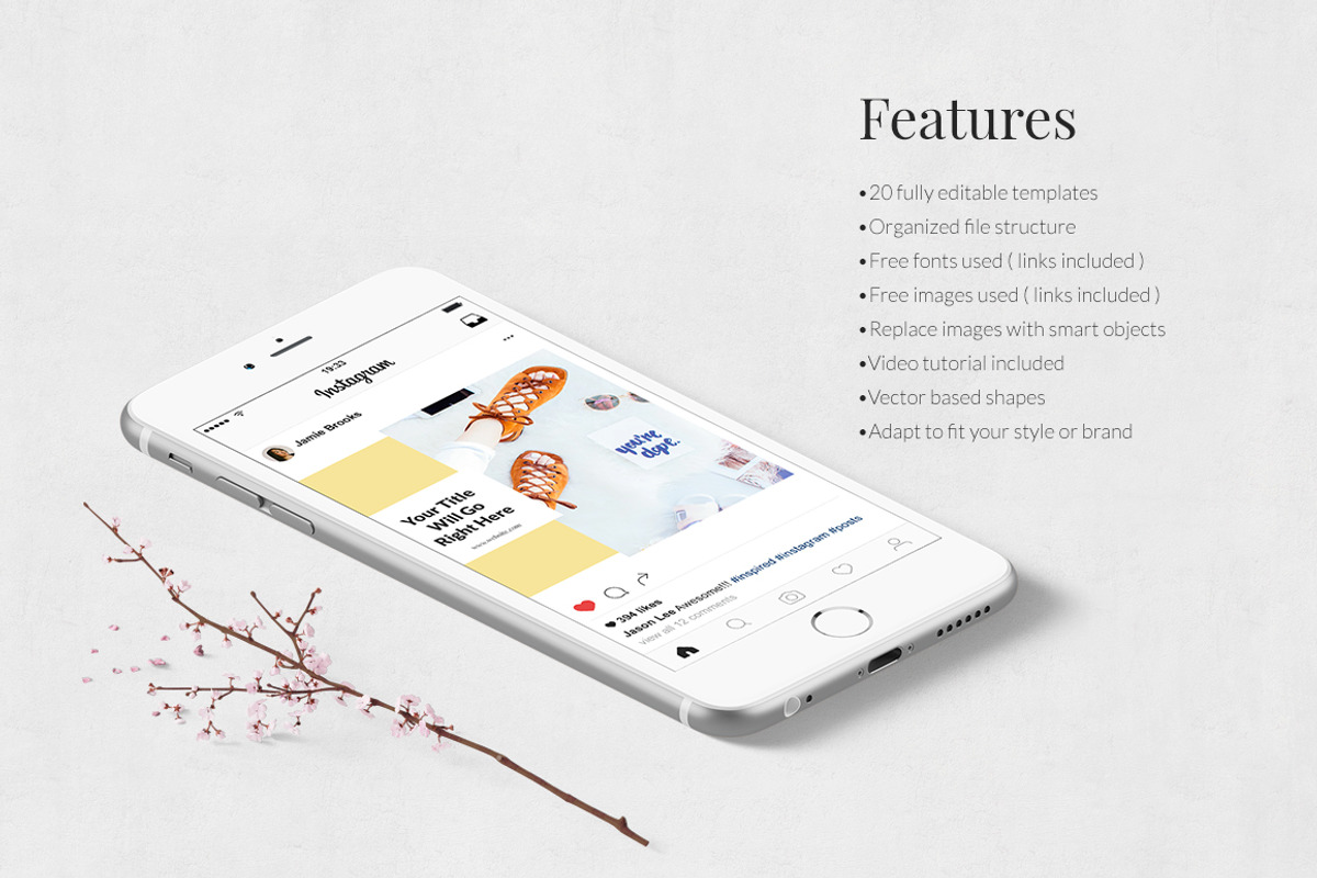 Lady Boss Instagram Posts, a Social Media Template by Social Corner Graphics (Photo 3 of 8)