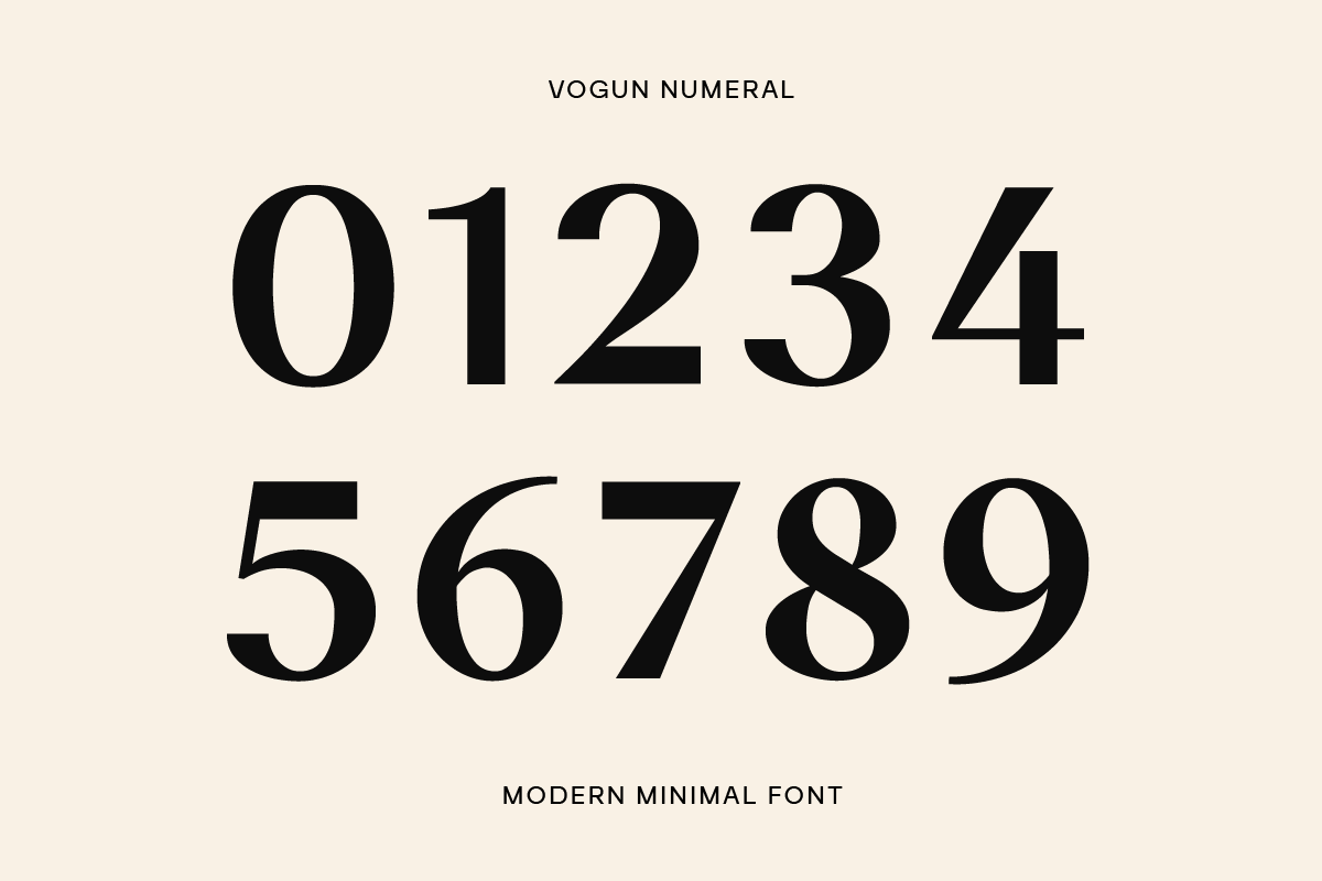 Vogun Minimal Modern Font, a Sans Serif Font by Yukita Creative (Photo 9 of 10)