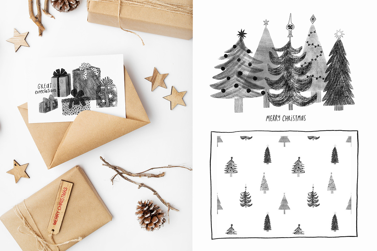 Time to Miracles. Graphic Christmas, a Seasonal Illustration by Annakniaz (Photo 10 of 13)