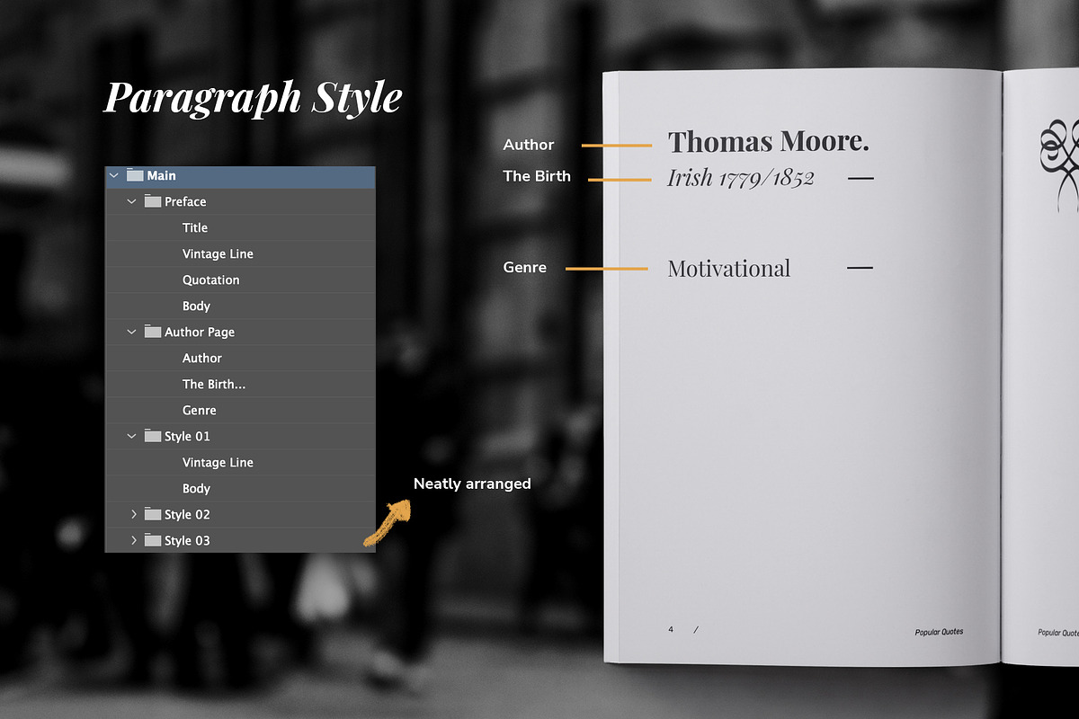 Simple Quotes Book Template, a Stationery Template by Meknya (Photo 11 of 13)