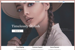 MODE Fashion Minimal Wix Website