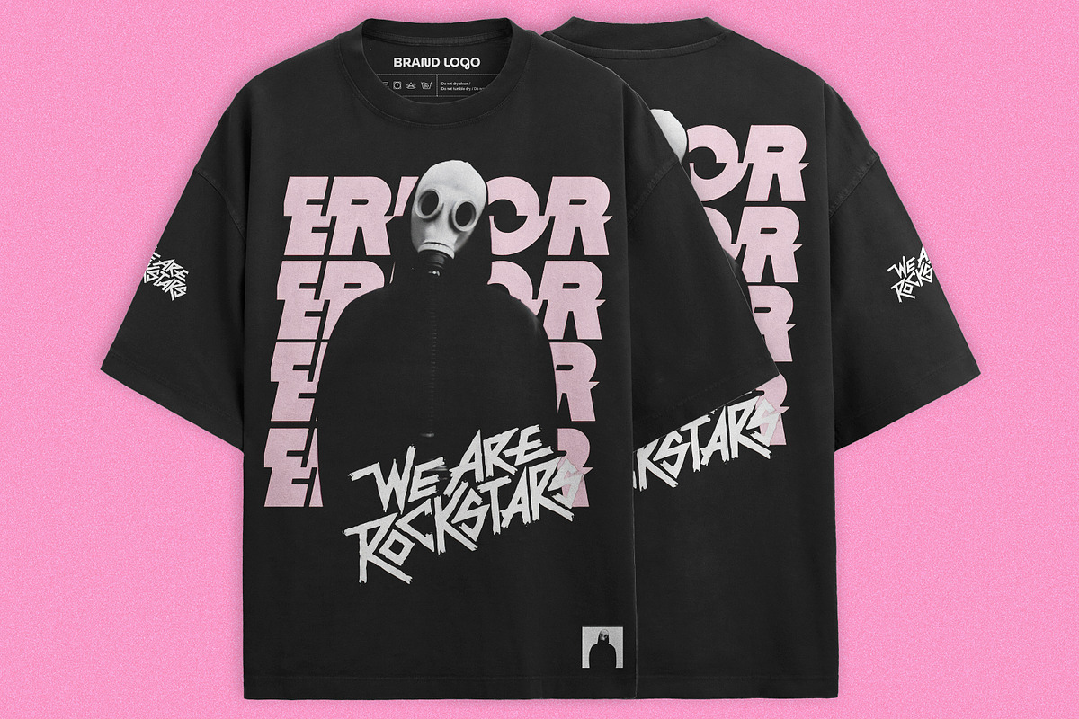 Professional oversize T-Shirt Mockup, a Shirt Mockup by NH graphic (Photo 6 of 11)