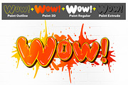 Paint - Graffiti Display Font, a Font by Fontcastle (Thumbnail 3 of 8)
