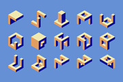 Blockscape - Isometric Shapes, an Object Graphic by Léo Alexandre (Thumbnail 6 of 18)