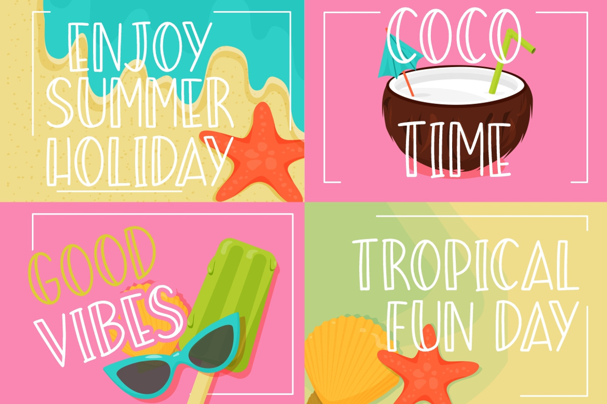 Summer Beach Sunny Display Typeface, a Font by Creatype Studio (Photo 4 of 8)