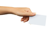 Business Card in a Hand Mockup, an Advertising Mockup by Green Art (Thumbnail 2 of 4)
