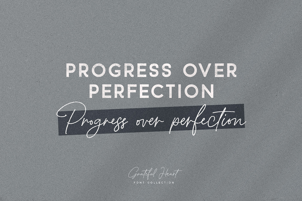 Grateful Heart Font Collection, a Script Font by Callie Rian & Co. (Photo 22 of 32)