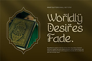 Jasmine Islamic Display Font, a Serif Font by Vadovastd (Thumbnail 4 of 7)