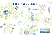 Garden Party Oil Pastel Botanicals, an Illustration by hudlow (Thumbnail 5 of 5)
