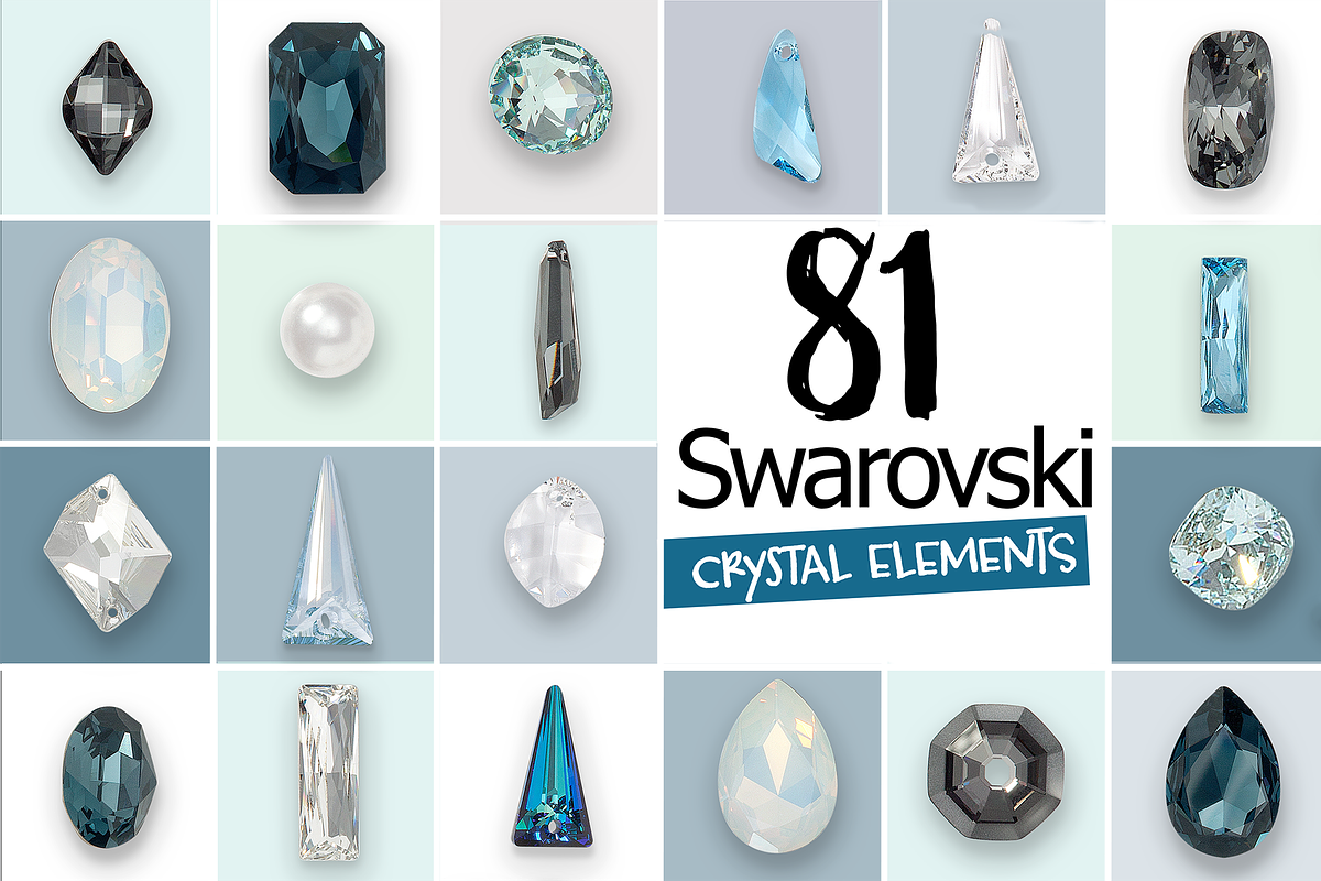 81 SWAROVSKI Crystals & Gems PSD/AI, an Object Graphic by Swarovski Crystals (Photo 1 of 3)