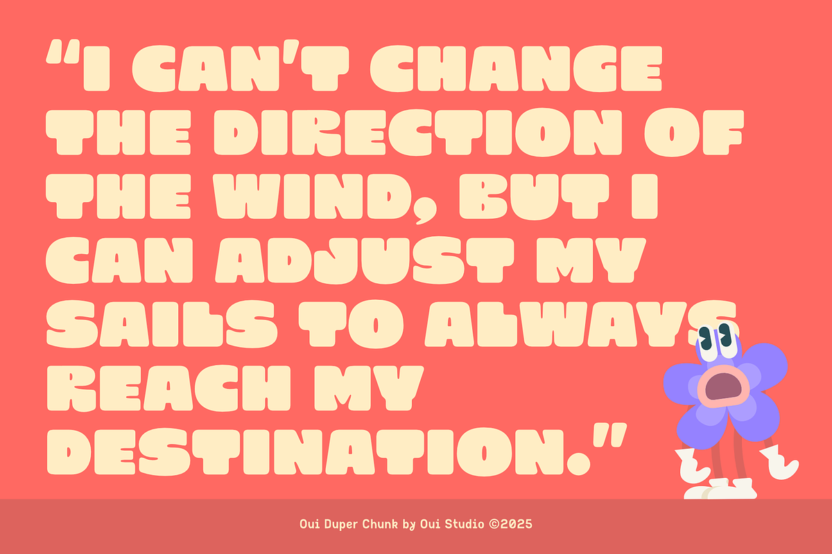 Duper Chunk Bold and Bubbly Font, a Sans Serif Font by Oui Studio (Photo 4 of 9)