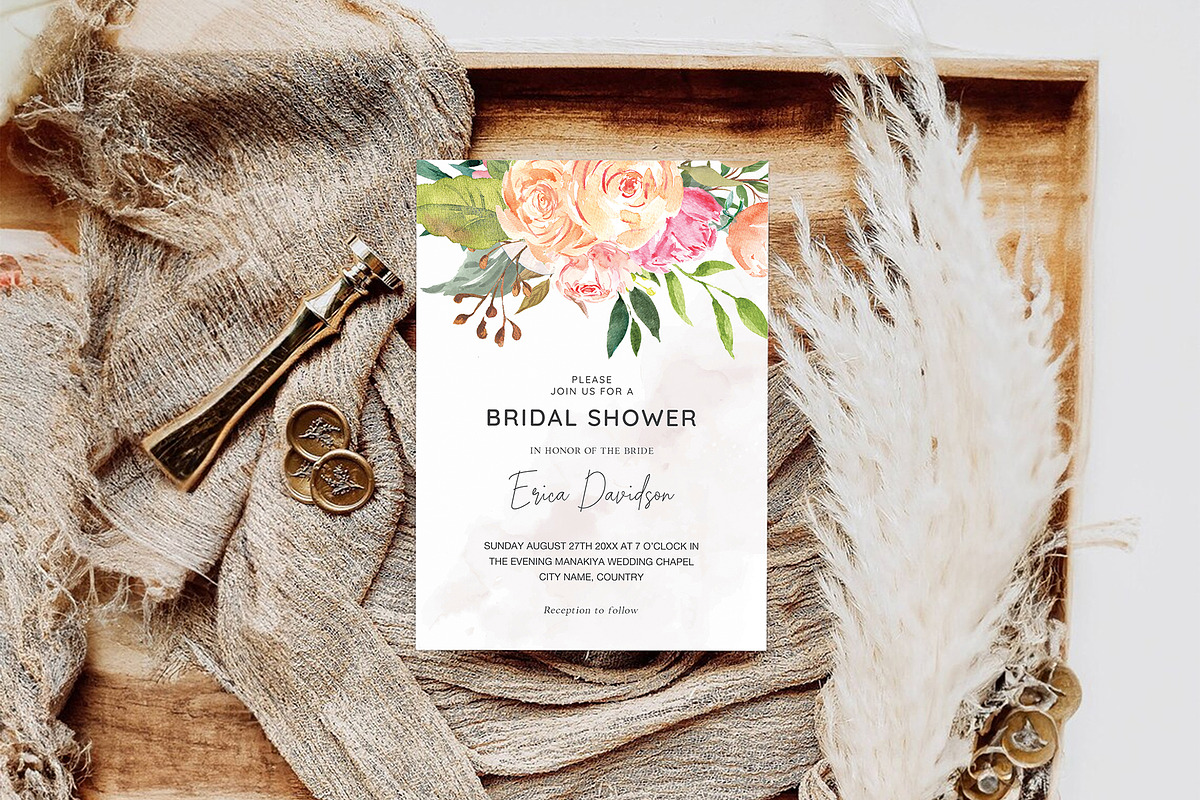 Bridal Shower, an Invitation Template by ShineOnWedding (Photo 5 of 9)