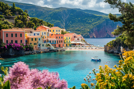 Explore the vibrant beauty of Assos, a Photo by Iftikhar Alam