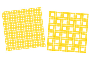 Yellow Buffalo Plaid Pattern